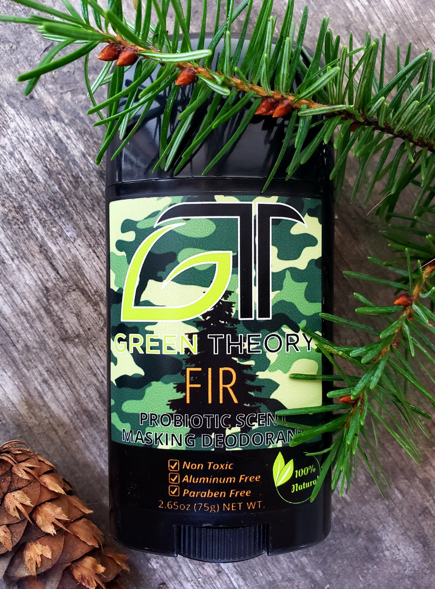 Fir Probiotic Natural Aluminum Free Hunting Deodorant