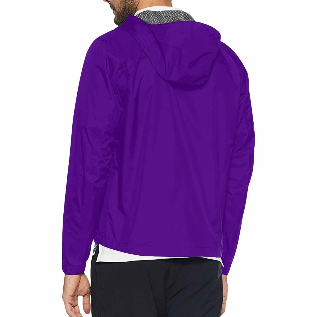 Indigo Purple Hooded Windbreaker Jacket - Men / Women
