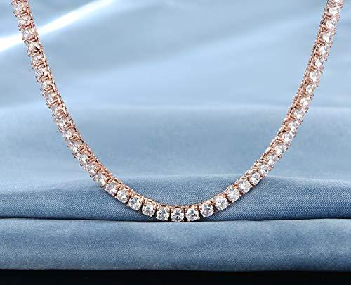 Tennis Necklace and Princess Halo Earring Set with Luxe Gift Box - 18K