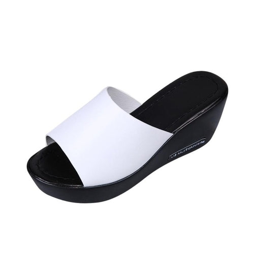 Summer Beach Sandals High Heel Shoes Casual Women