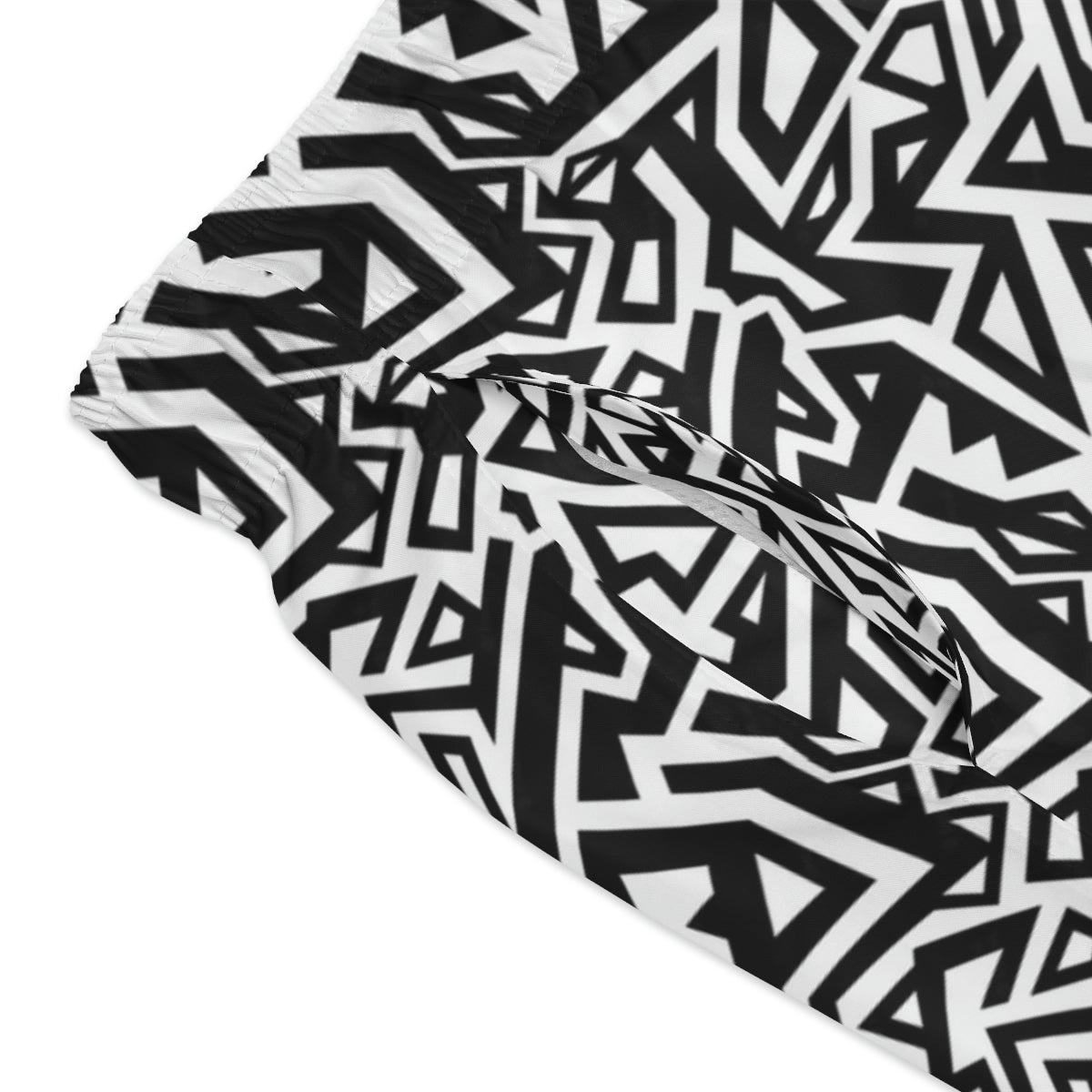 Men's Swim Trunks - B/W