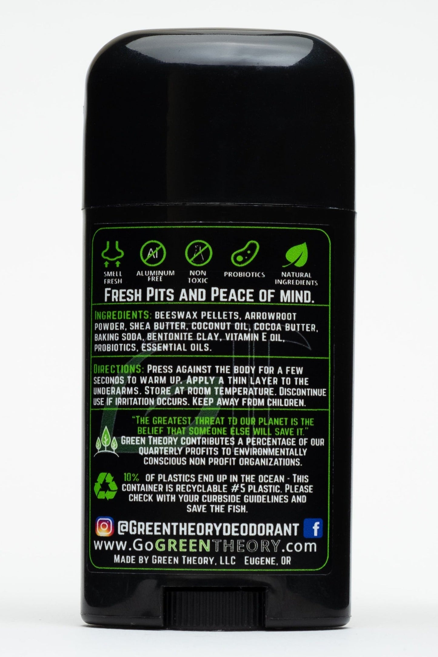 Fir Probiotic Natural Aluminum Free Hunting Deodorant