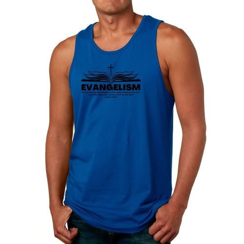 Mens Tank Top Fitness Shirt Evangelism - Go Therefore And Make