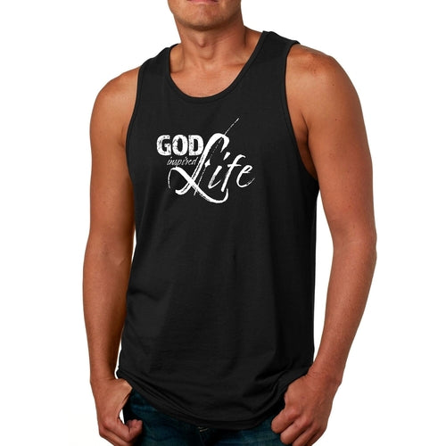 Mens Tank Top Fitness Shirt God Inspired Life