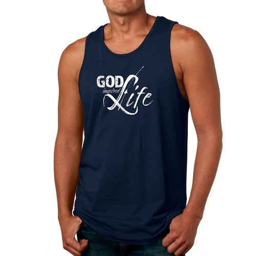 Mens Tank Top Fitness Shirt God Inspired Life