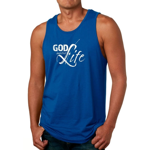Mens Tank Top Fitness Shirt God Inspired Life