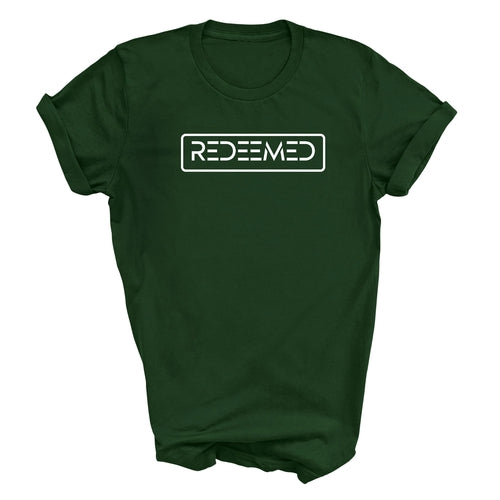 Mens Unisex T-shirt Graphic Black S-5xl, Redeemed