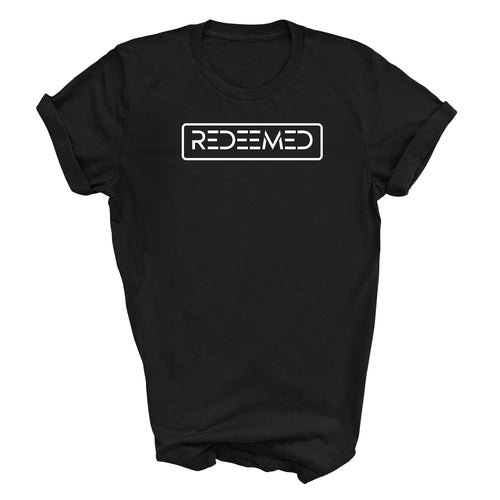 Mens Unisex T-shirt Graphic Black S-5xl, Redeemed