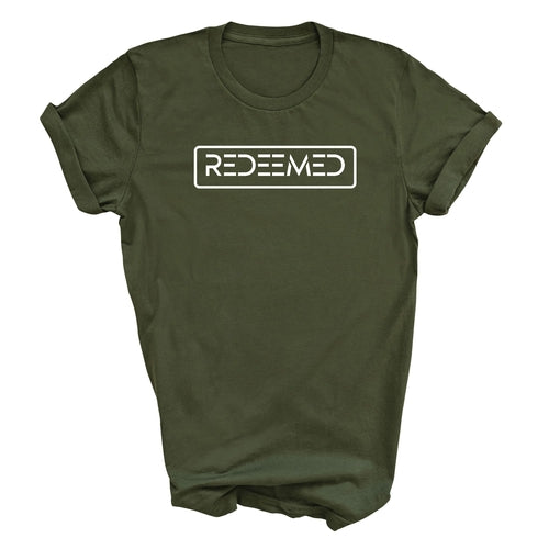 Mens Unisex T-shirt Graphic Black S-5xl, Redeemed