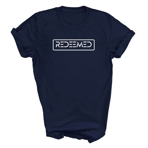 Mens Unisex T-shirt Graphic Black S-5xl, Redeemed