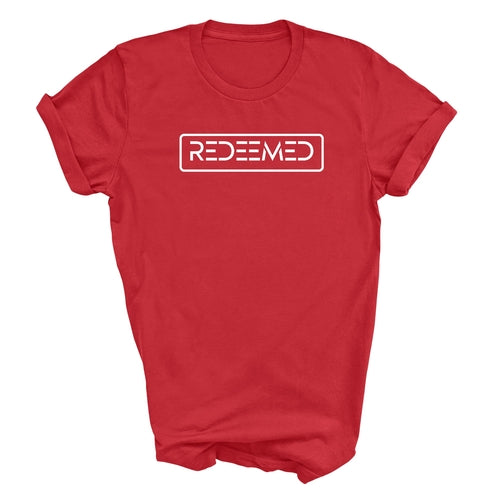 Mens Unisex T-shirt Graphic Black S-5xl, Redeemed