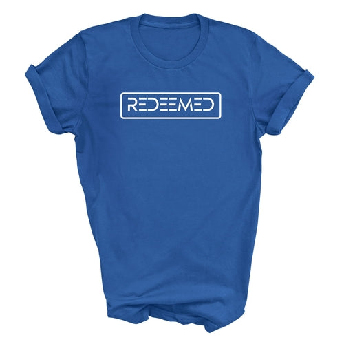 Mens Unisex T-shirt Graphic Black S-5xl, Redeemed
