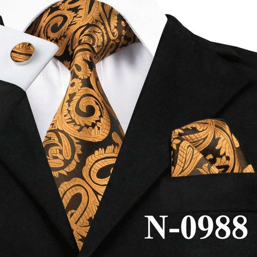 Mens 100% Silk 15 Style Paisley Tie designer tie Various Styles