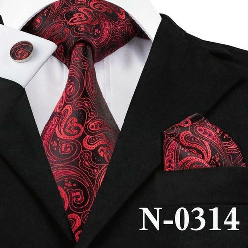 Mens 100% Silk 15 Style Paisley Tie designer tie Various Styles
