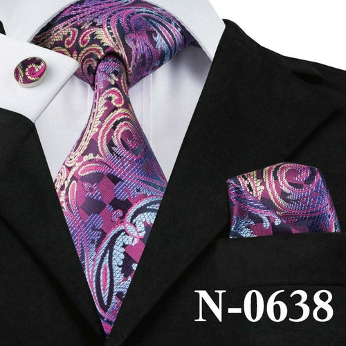 Mens 100% Silk 15 Style Paisley Tie designer tie Various Styles
