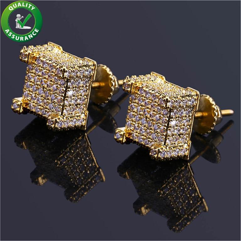 Designer Earrings Hip Hop Jewelry Luxury Stick Earring Mens Stud