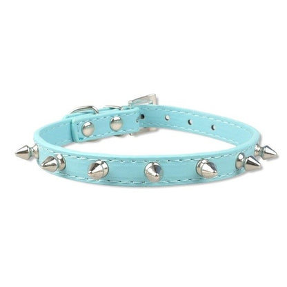 1 Row Cute Rivets Studded Dog Collar Puppy Cat
