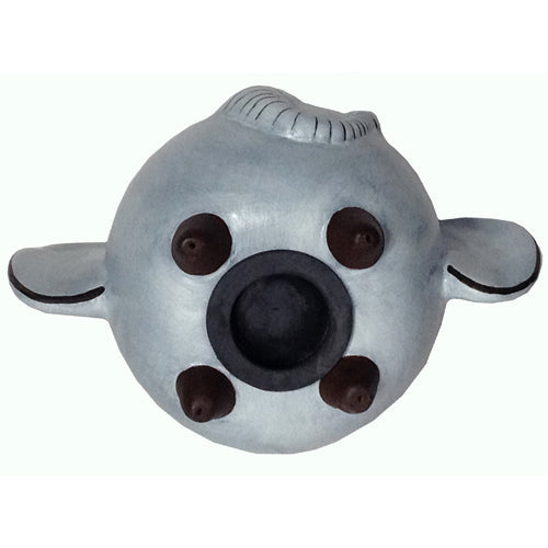 Blue Ceramic Elephant Bank