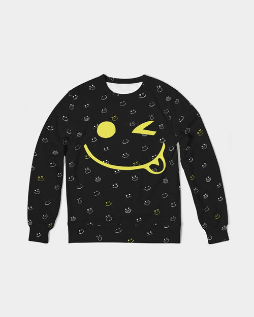2882Sport™ Fit My Mood: Winky Face Men's French Terry Crewneck