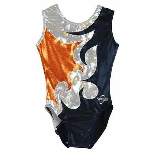 O3GL062 Obersee Girls Gymnastics Leotard One-Piece Athletic Activewear