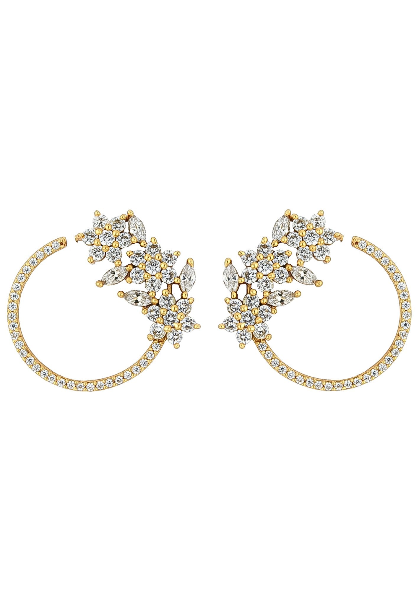Golden Salamander Earrings