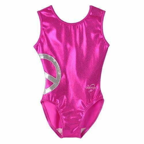 O3GL012 Obersee Girls Gymnastics Leotards One-Piece Athletic