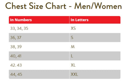Mens Red Tshirt with Round Neck