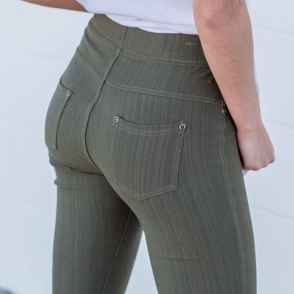 Truly Contagious Premium Stretch Soft High Waisted Jeggings for Women