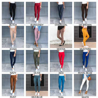 Truly Contagious Premium Stretch Soft High Waisted Jeggings for Women