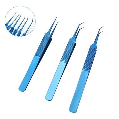 1pcs Titanium Hair Transplant Implanter Electronic Forceps Fue Hair