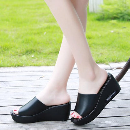 Summer Beach Sandals High Heel Shoes Casual Women