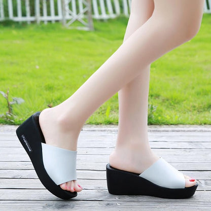 Summer Beach Sandals High Heel Shoes Casual Women