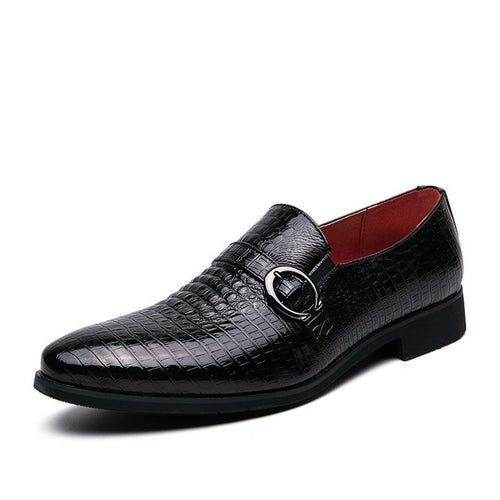 2020 New Leather Shoes Male Mens Pointed Leather Shoes Stylist British