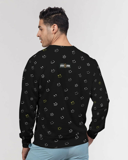 2882Sport™ Fit My Mood: Winky Face Men's French Terry Crewneck