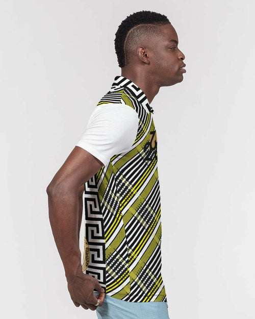 2882Sport™ Greeky Prepster Men's Slim Fit Short Sleeve Polo Shirt