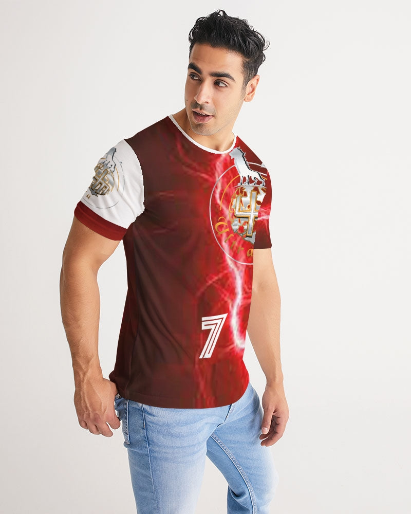 Red Lightning Mens Tee