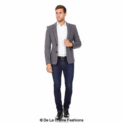De La Creme MAN - Mens Wool Blend Blazer