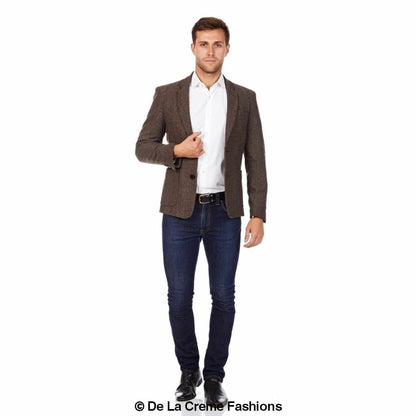 De La Creme MAN - Mens Wool Blend Blazer