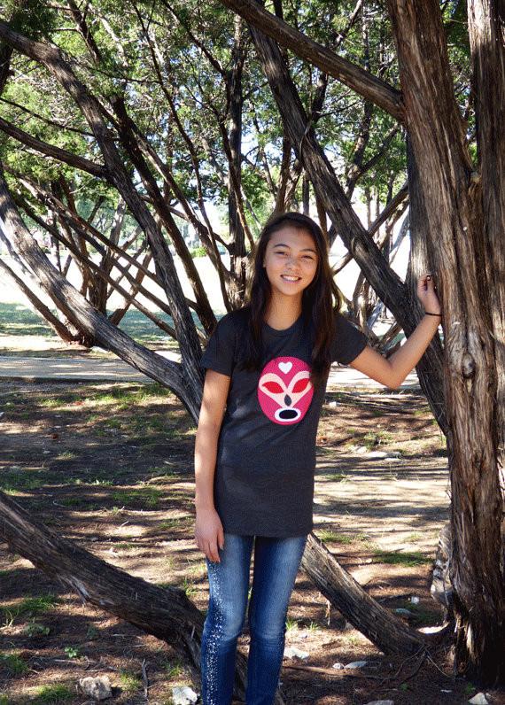 Luchador Rosa - Pink Mexican Wrestler Women T-Shirt