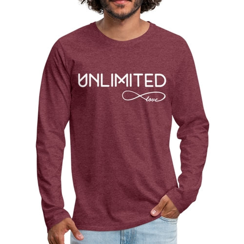 Men's Shirt, Unlimited Love Long Sleeve Tee