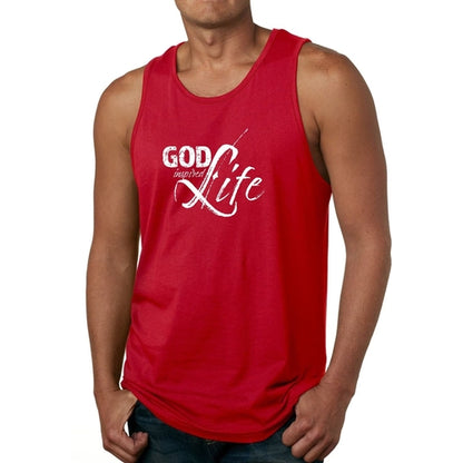 Mens Tank Top Fitness Shirt God Inspired Life