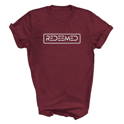 Mens Unisex T-shirt Graphic Black S-5xl, Redeemed
