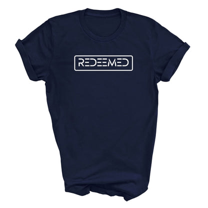 Mens Unisex T-shirt Graphic Black S-5xl, Redeemed
