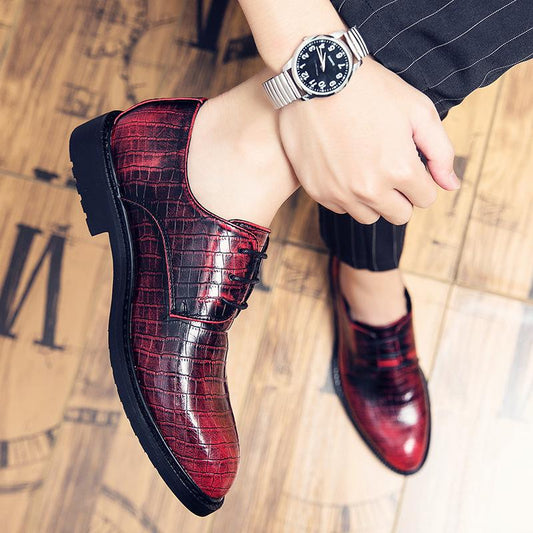 2020 of the New Cross-Border Fall 2020) New Mens Leather Shoes