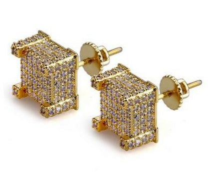 Designer Earrings Hip Hop Jewelry Luxury Stick Earring Mens Stud
