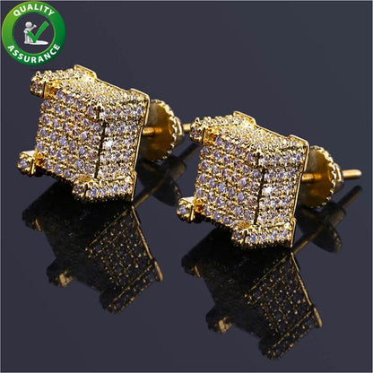 Designer Earrings Hip Hop Jewelry Luxury Stick Earring Mens Stud