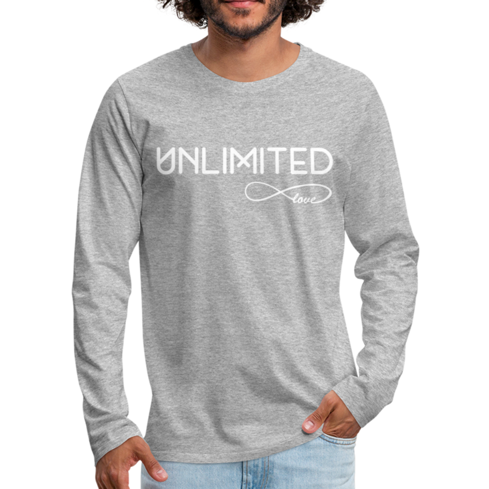 Men's Shirt, Unlimited Love Long Sleeve Tee