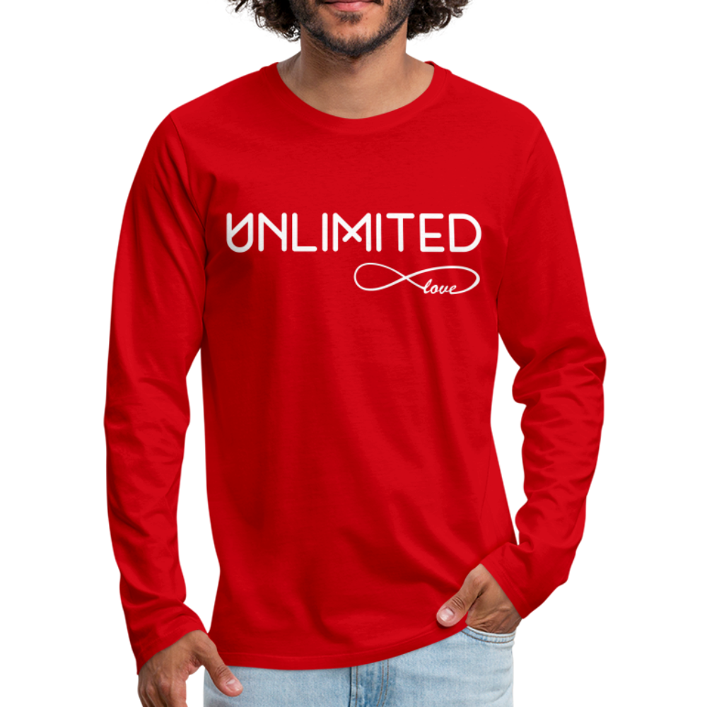 Men's Shirt, Unlimited Love Long Sleeve Tee