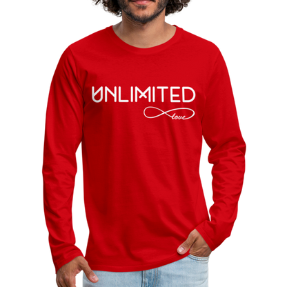 Men's Shirt, Unlimited Love Long Sleeve Tee
