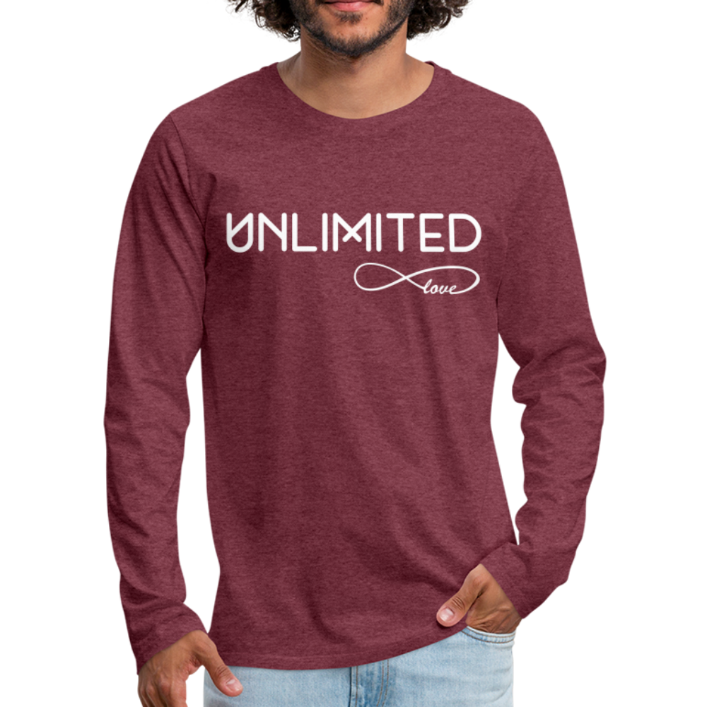 Men's Shirt, Unlimited Love Long Sleeve Tee
